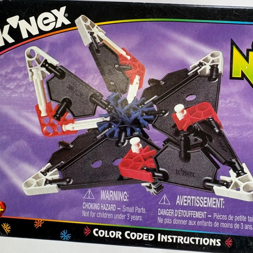 Vintage 1998 KNEX Night Raiders 10401 Building Set 3-in-1 Models That Move New